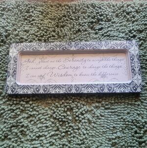 Wall Art Inspirational Serenity Prayer